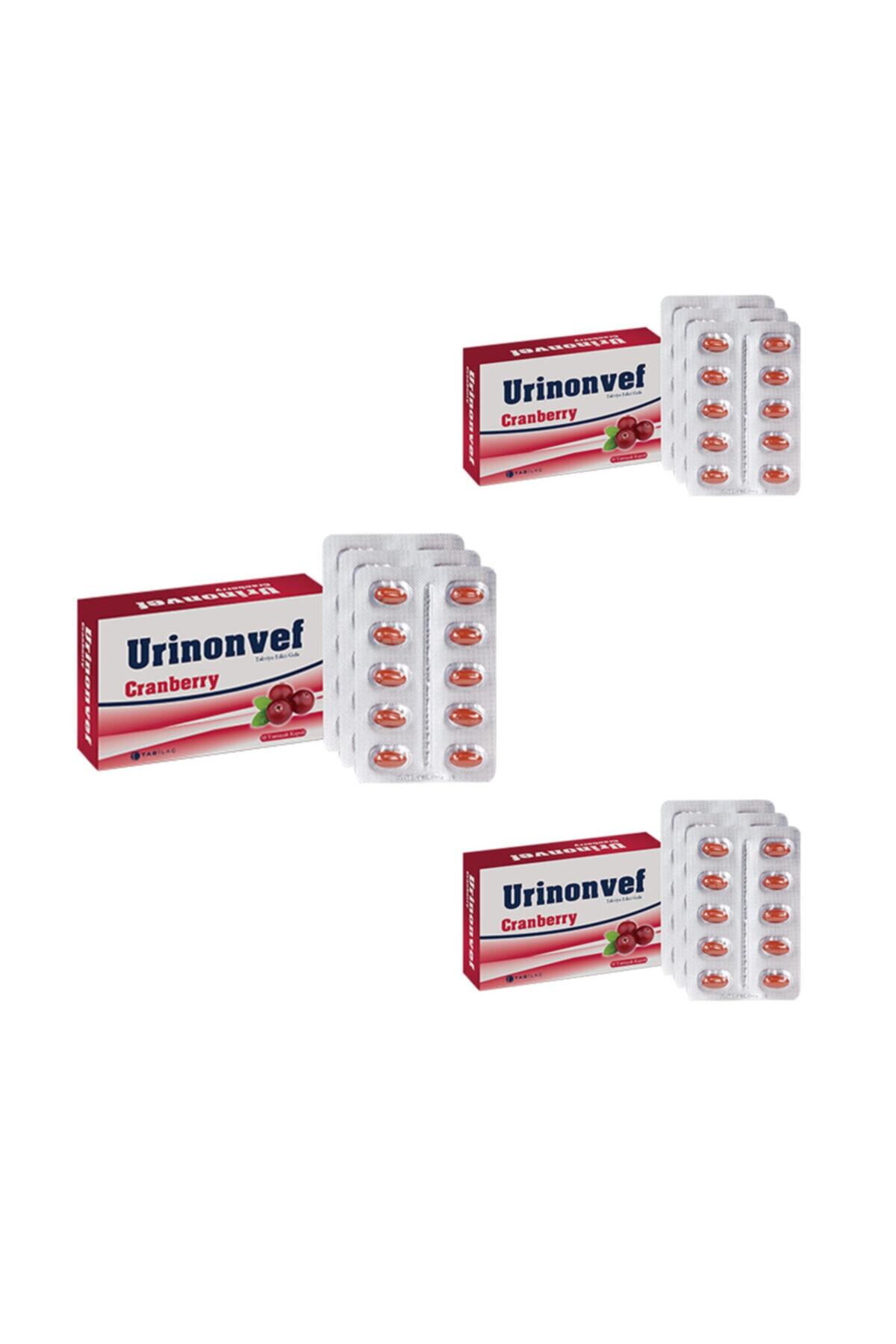 Tab İlaç Urinonvef 30 Kapsül X3 Adet