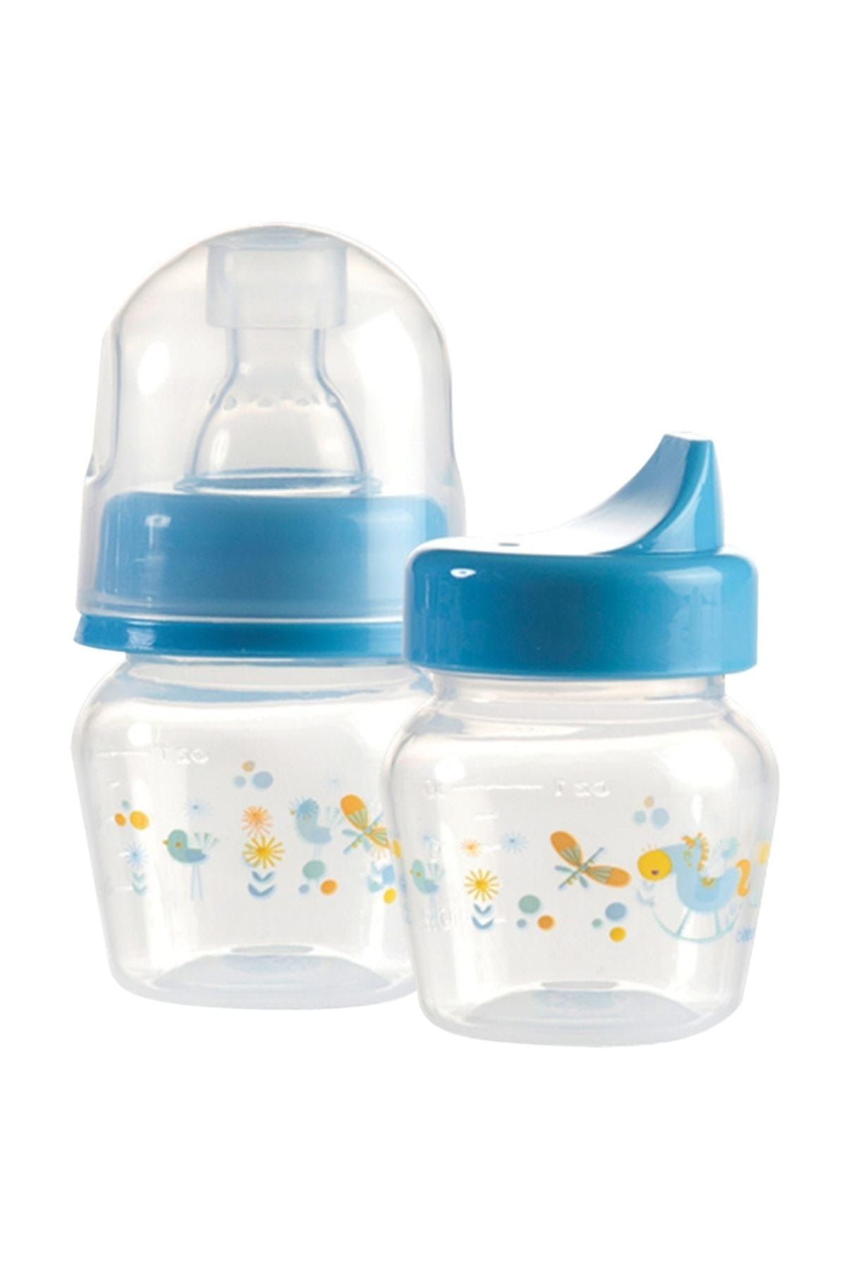 Bebedor Mini Bardak Ve Biberon 0-6 Ay 30 Ml Mavi