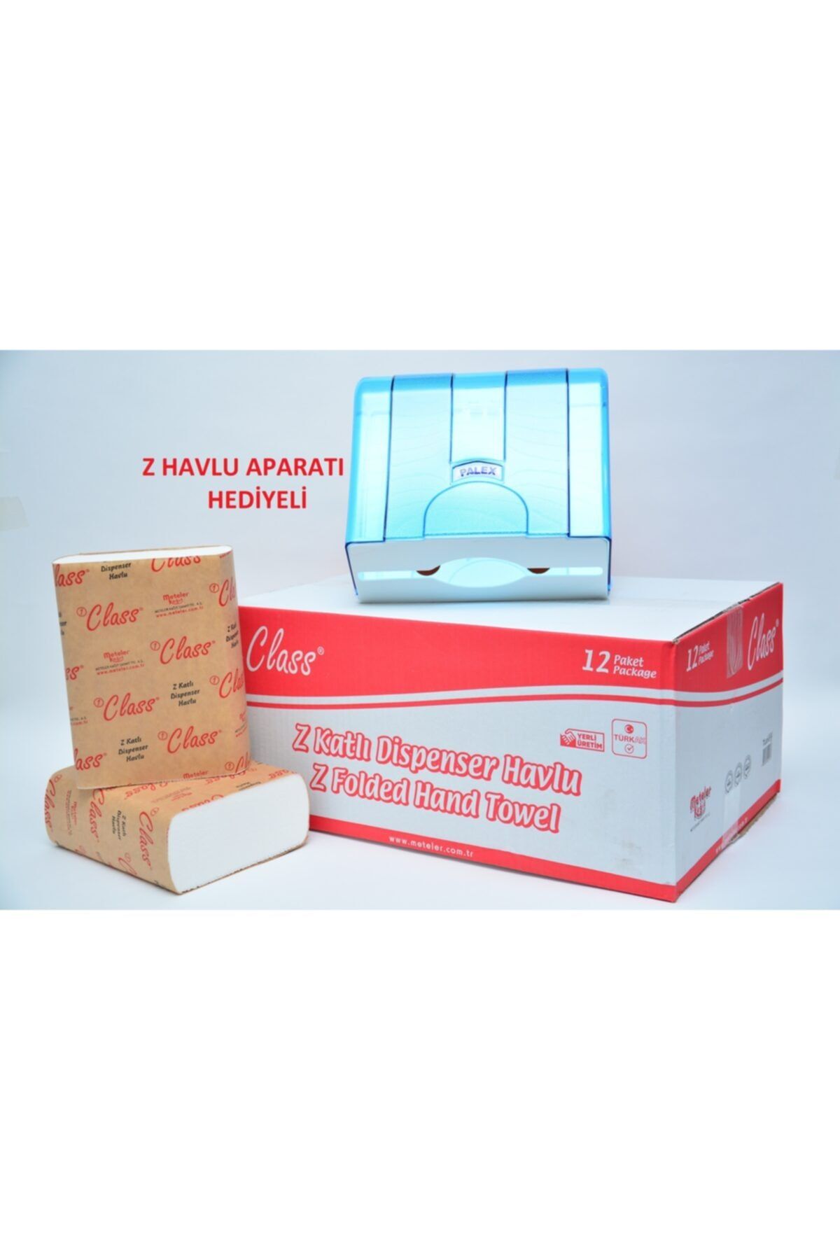 Class Z Havlu Peçete 150 Yaprak + Z Havlu Peçete Aparatı Hediyeli