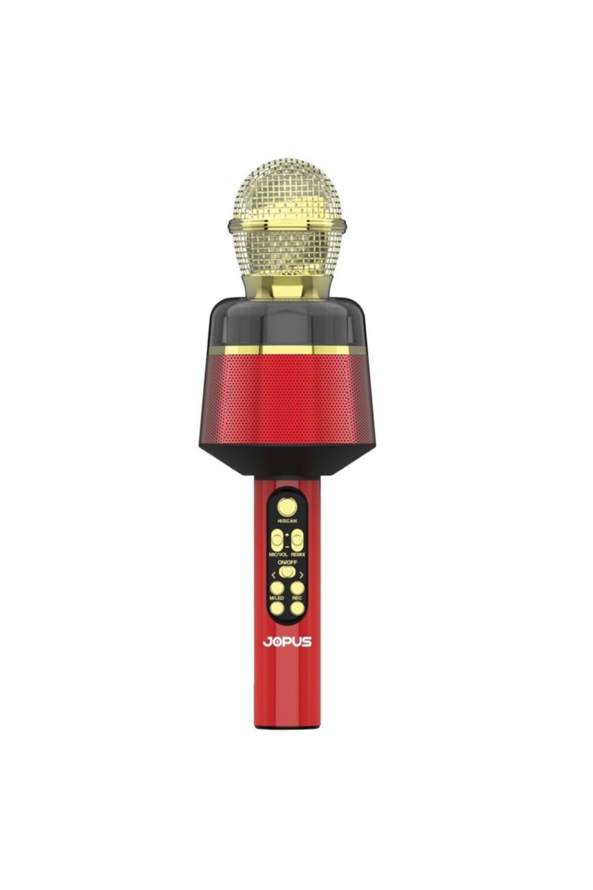 Jopus Cool Kırmızı Bluetoothlu Karaoke Mikrofon Jo-k16