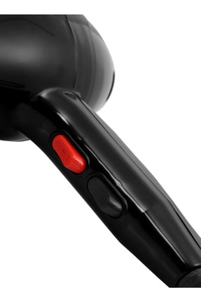 Alman 3800 Watt Profesyonel Saç Kurutma Makinesi Fön Makinesi Ac Motor Ms-9001 Siyah + 2 Adet Başlık Image 5
