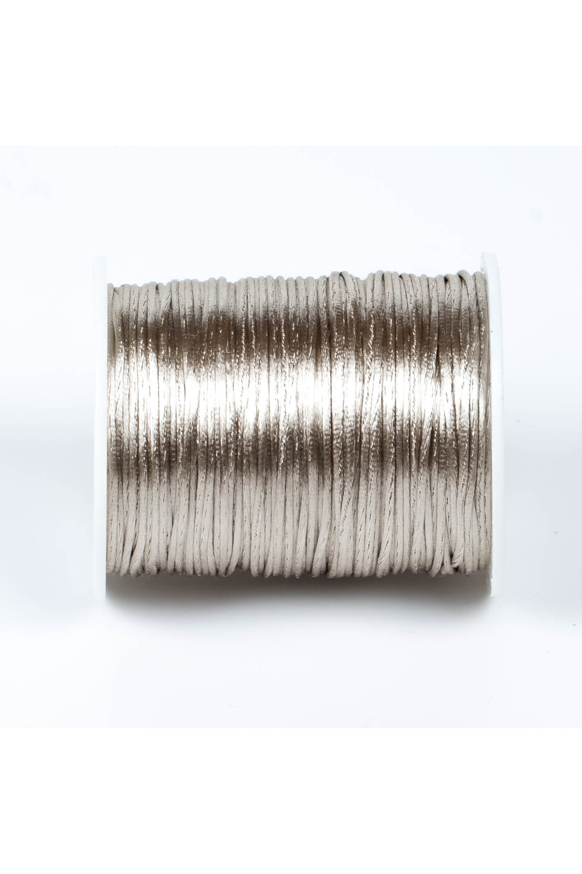 10 متر - طناب فلاش 1 میلی متر، طناب دستبند، طناب دم موش، رنگ نقره ای یخی، طناب جواهر