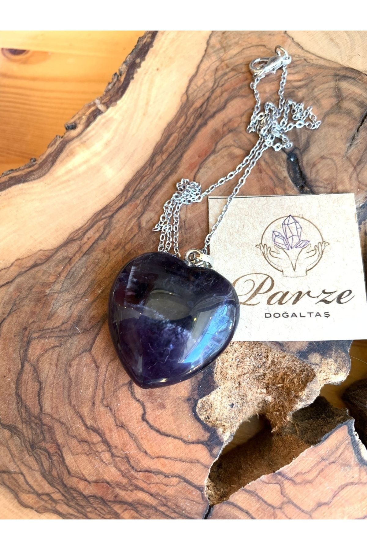 Amethyst heart best sale necklace