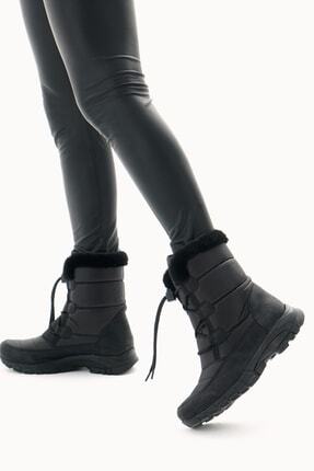 Kadın Siyah Kar Botu Image 3