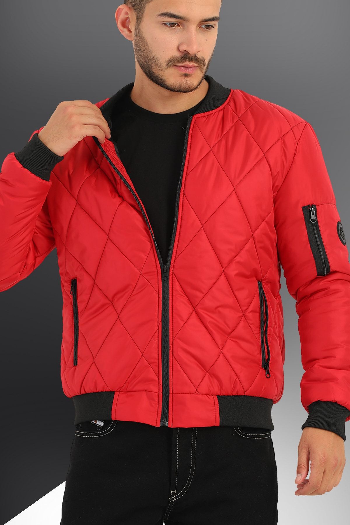 Red cheap sports jacket