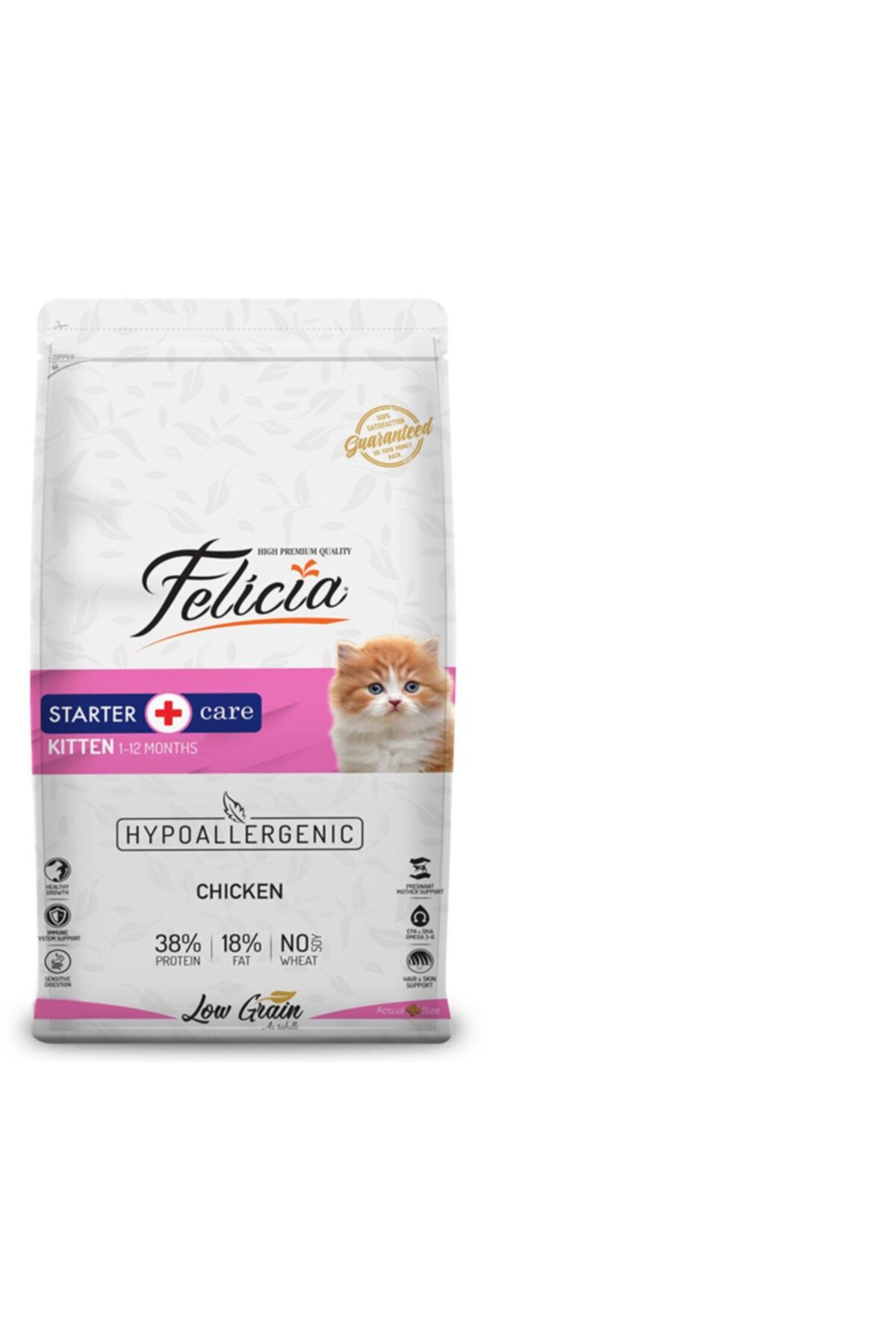 Felicia Az Tahıllı Yavru Tavuklu Hypoallergenic Kedi Maması 12 kg