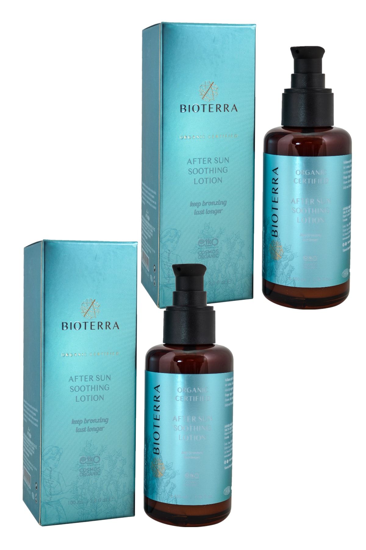 Bioterra Organik After Sun 100 Ml Güneş Sonrası Losyon 2 Li Set