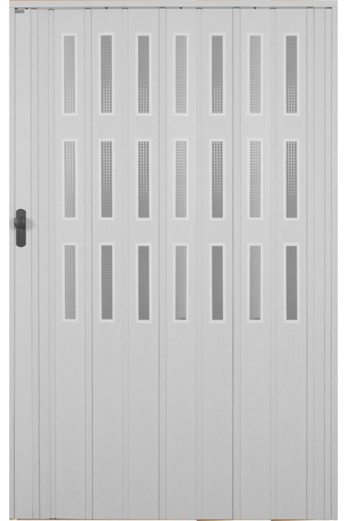 Penguen Akordiyon Katlanır Kapı 12 Mm Beyaz Camlı En 132 cm * Boy 220 cm' E Kadar
