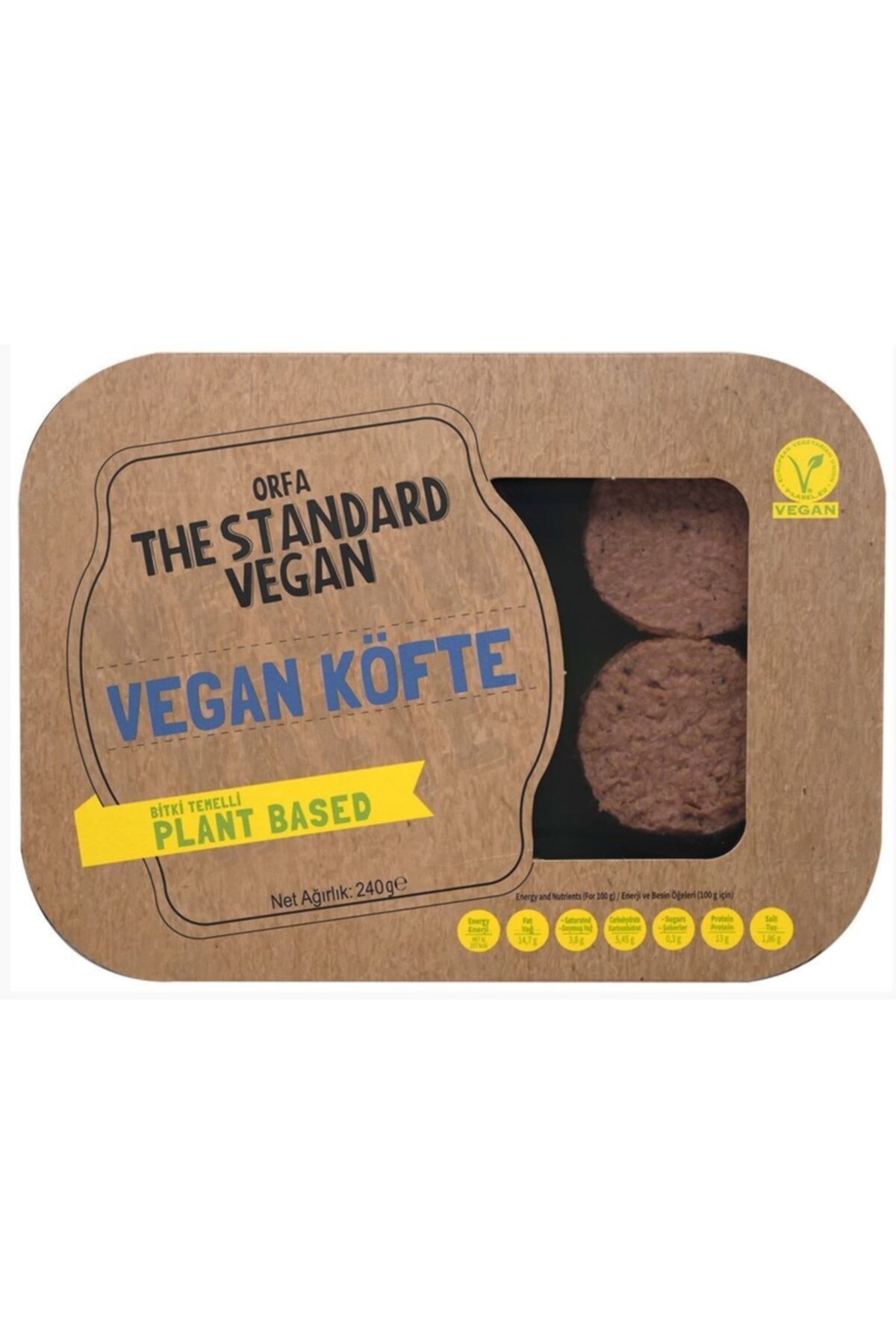 Orfa The Standard Vegan Orfa The Standart Vegan Köfte Bitki Temelli - 240g