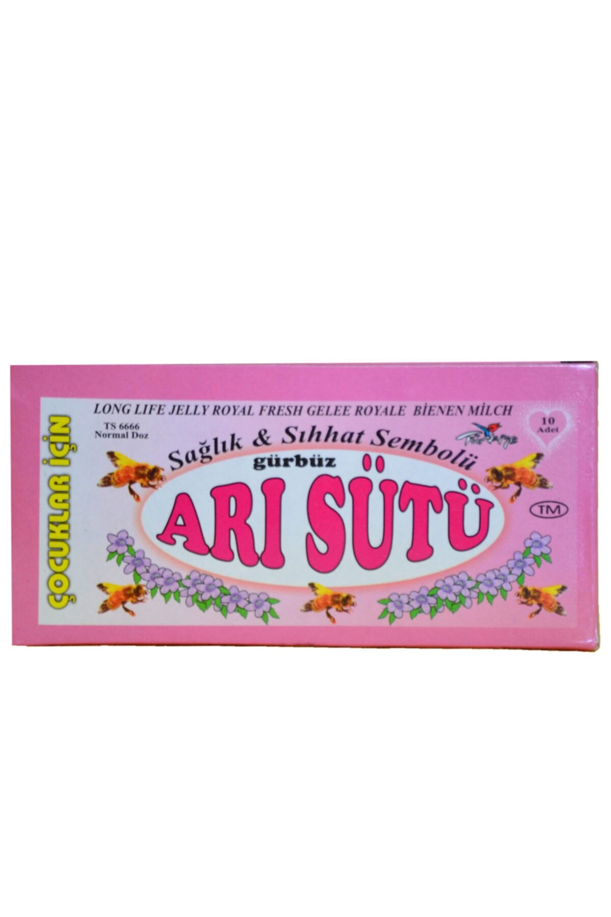 ErciyesdenGelsin 1-15 Yaş Arası Arı Sütü 1 Paket (10 Adet)