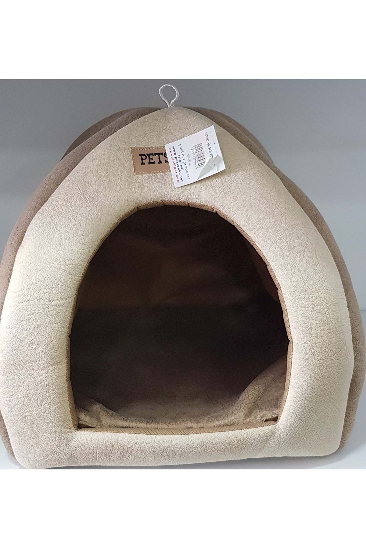 PUKİPET Kedi Domes Yuva No:1 Nubuk Kahve