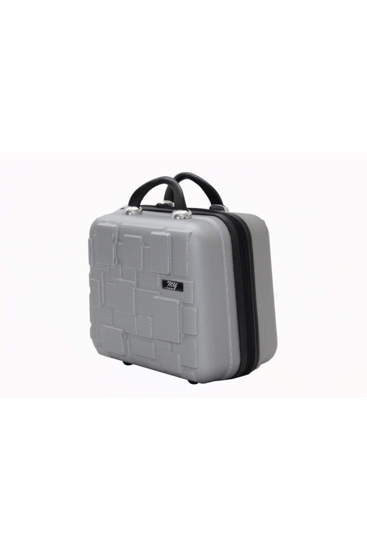 MY SARACİYE My Luggage 50136 Gri Bakalit Seyahat Makyaj Çantası
