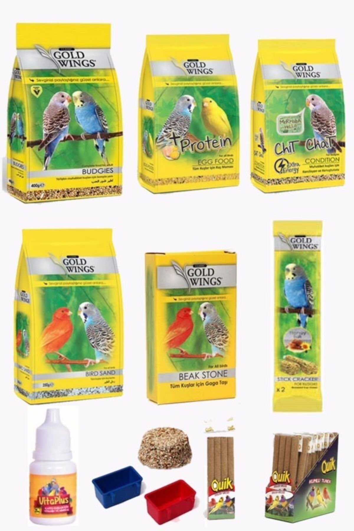 Enzoo Gold Wings Premium Muhabbet Kuşu Besin Paketi 11