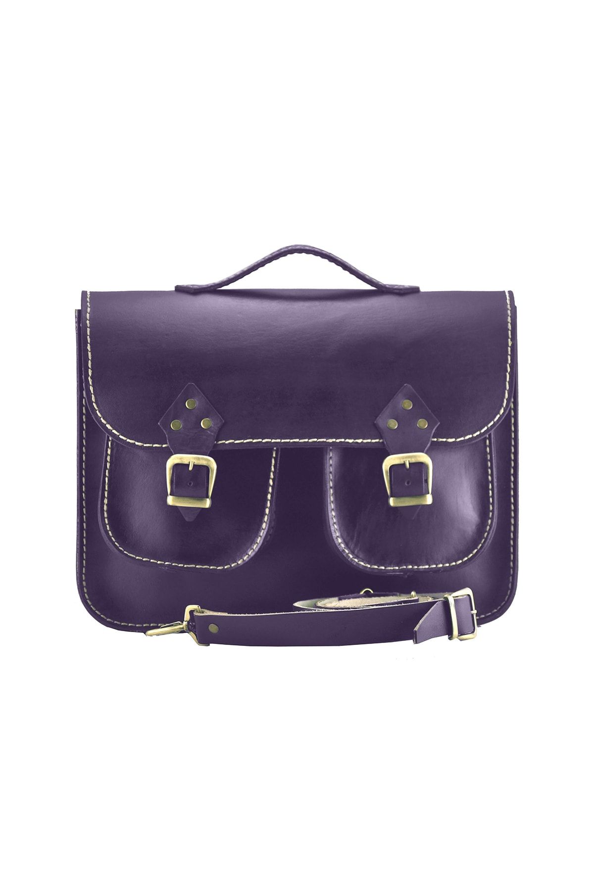 Shaman's Leather 13 Inç Çift Cep Laptop Çantası