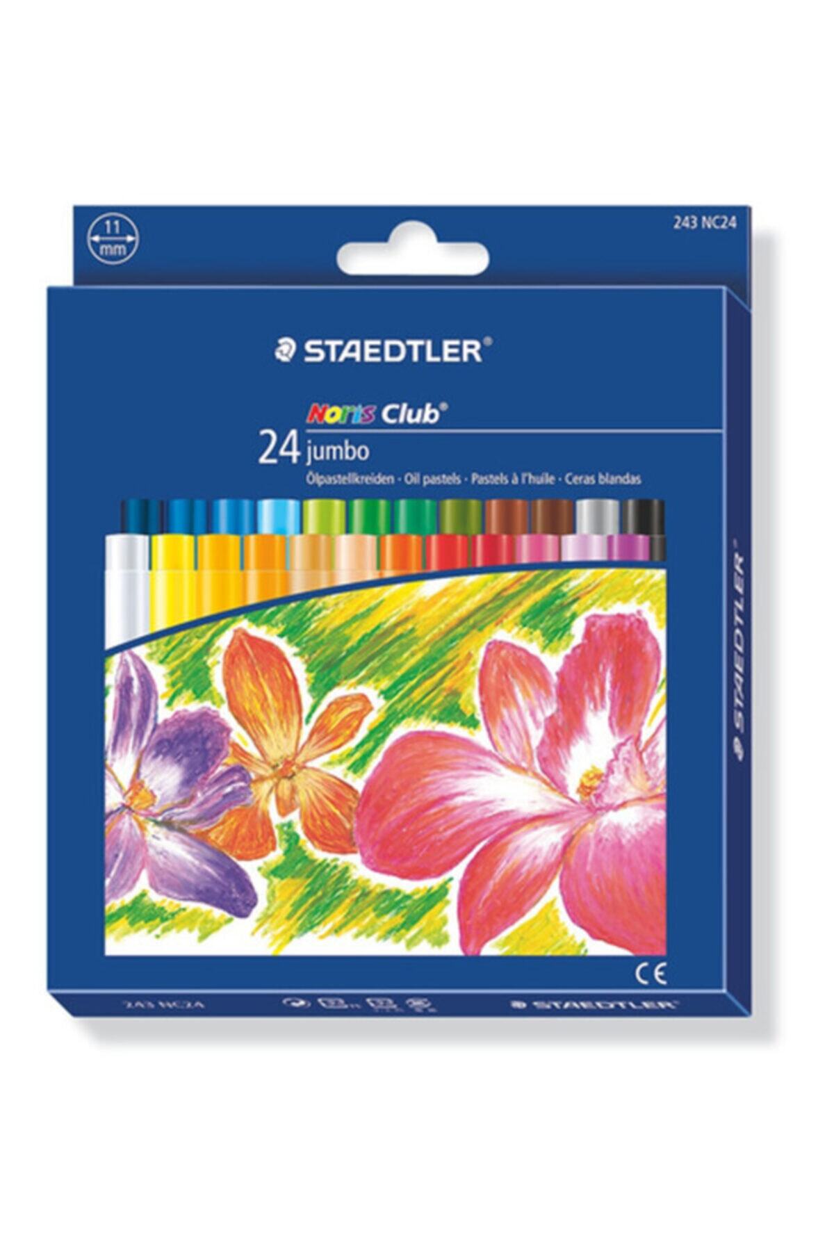 Minnoş Dükkan Staedtler Noris 24 Renk Jumbo Pastel Boya
