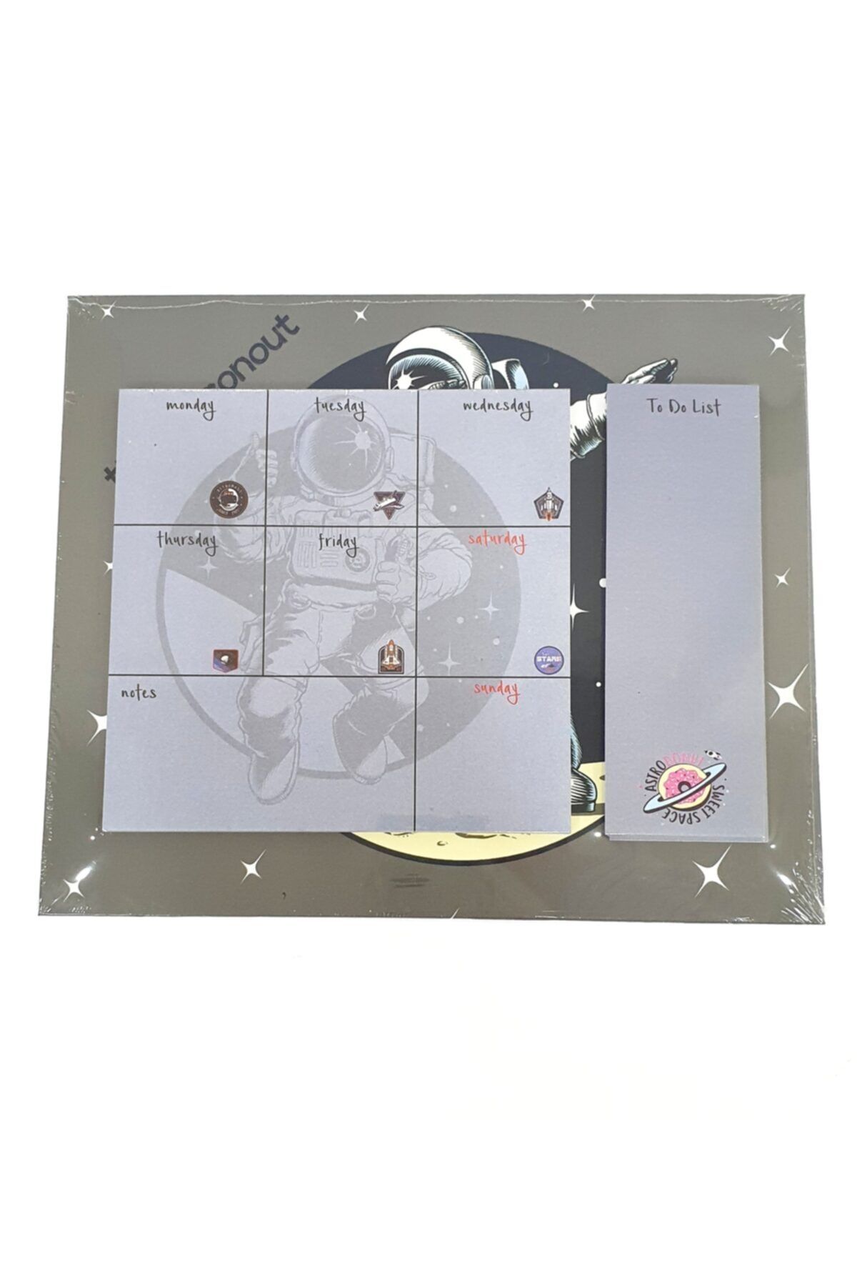 Kari Vera Astronot Haftalık Planlayıcı Planner Ve To Do List