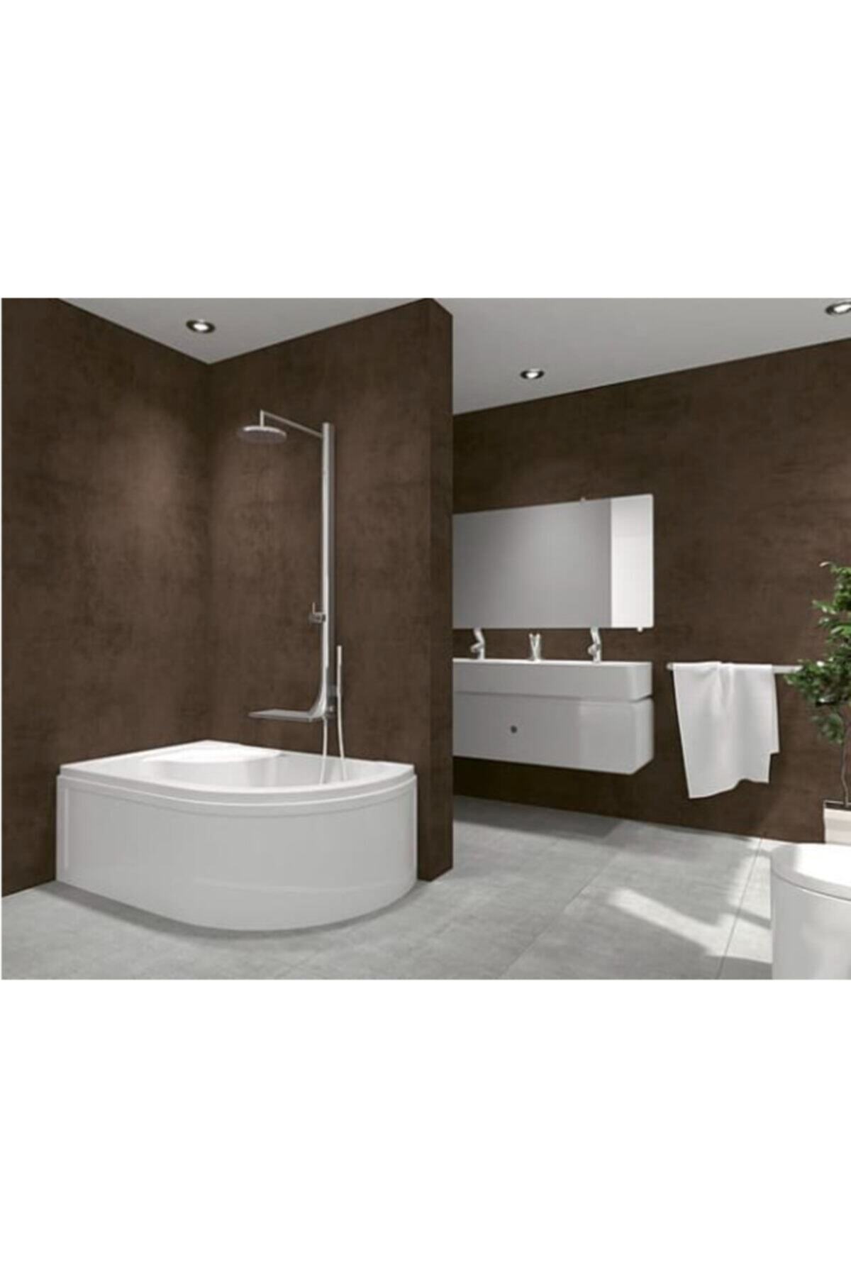 Duşakabincim 150x100 cm Asimetrik Oval Oturmalı Küvet Sağ