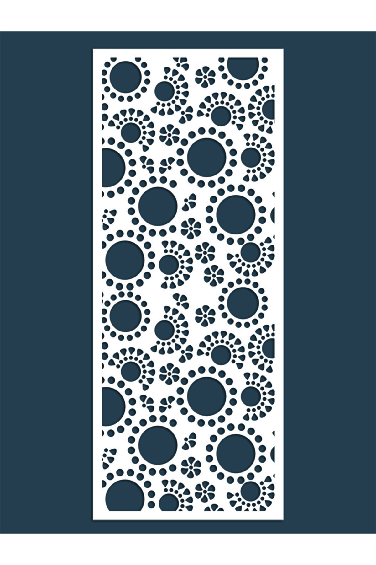 Liar Dekor Liar Ahşap Seperatör (PARAVAN) - Ksp-50 - (18 MM) - (85 CM X 210 CM) - (BEYAZ)