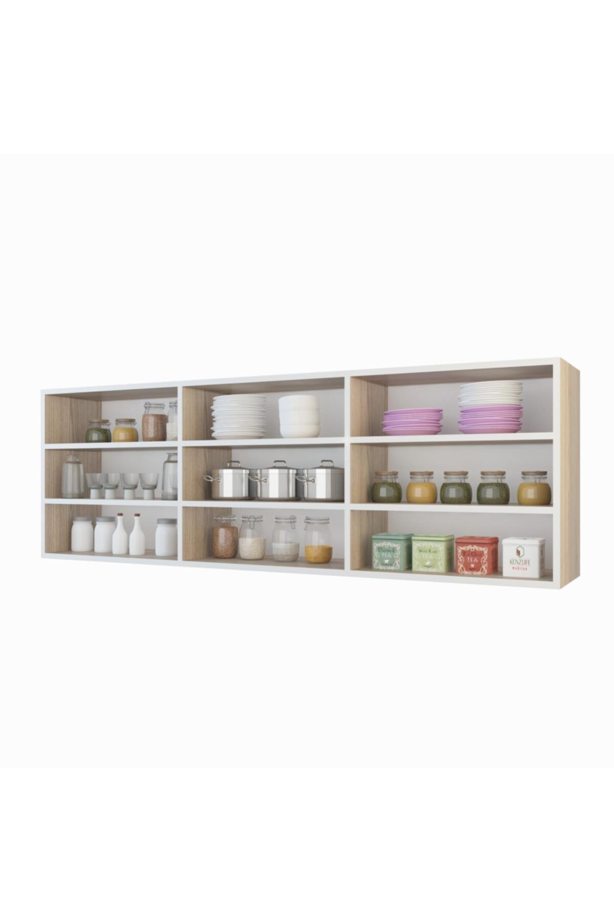 Kenzlife hazır mutfak orela crd 060*150*32 mutfak banyo dolabı kapaklı raflı