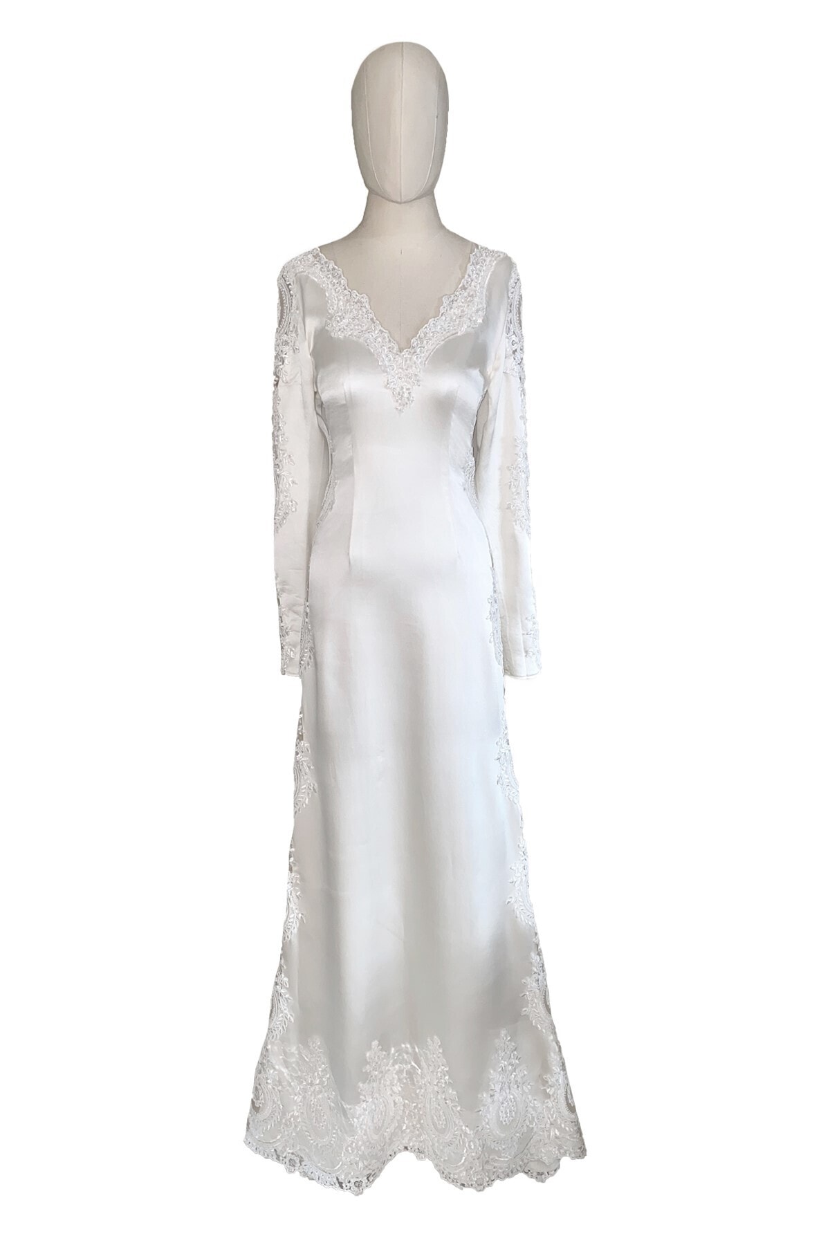 Jeyan Gedik Kadın Beyaz Royal Bride Elbise