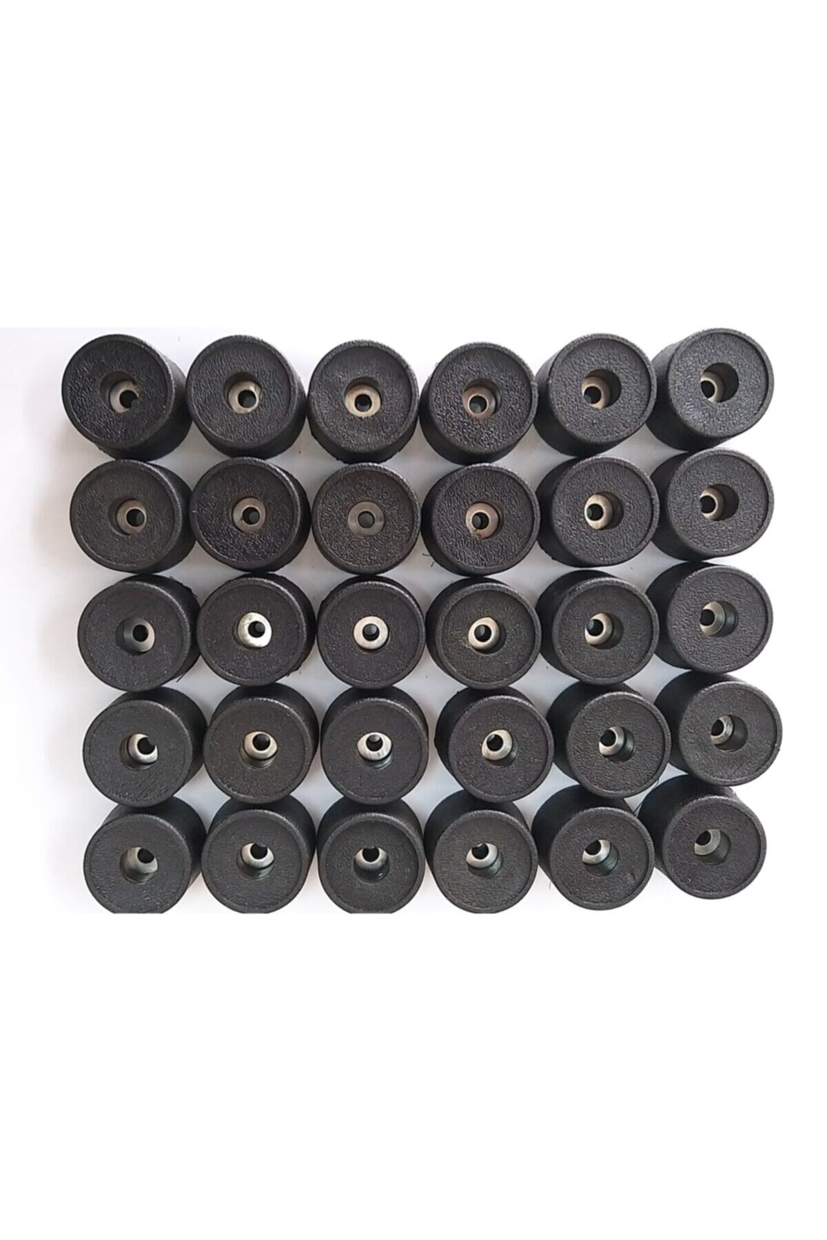 DESTAN MÜZİK Plastik Hoparlör Için Alt Ayak No:5 39-19mm  30'lu Paket