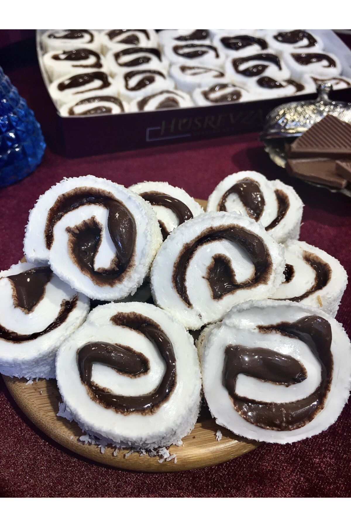 Hüsrevzade Afyon Çikolatalı Sultan Lokum 1000 gr