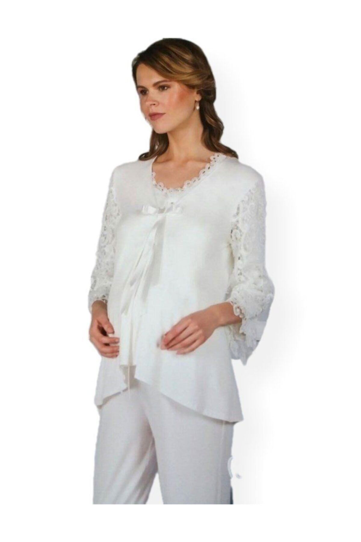 Pierre Cardin Kadın 3 Lü Lohusa Pijama Set 3015