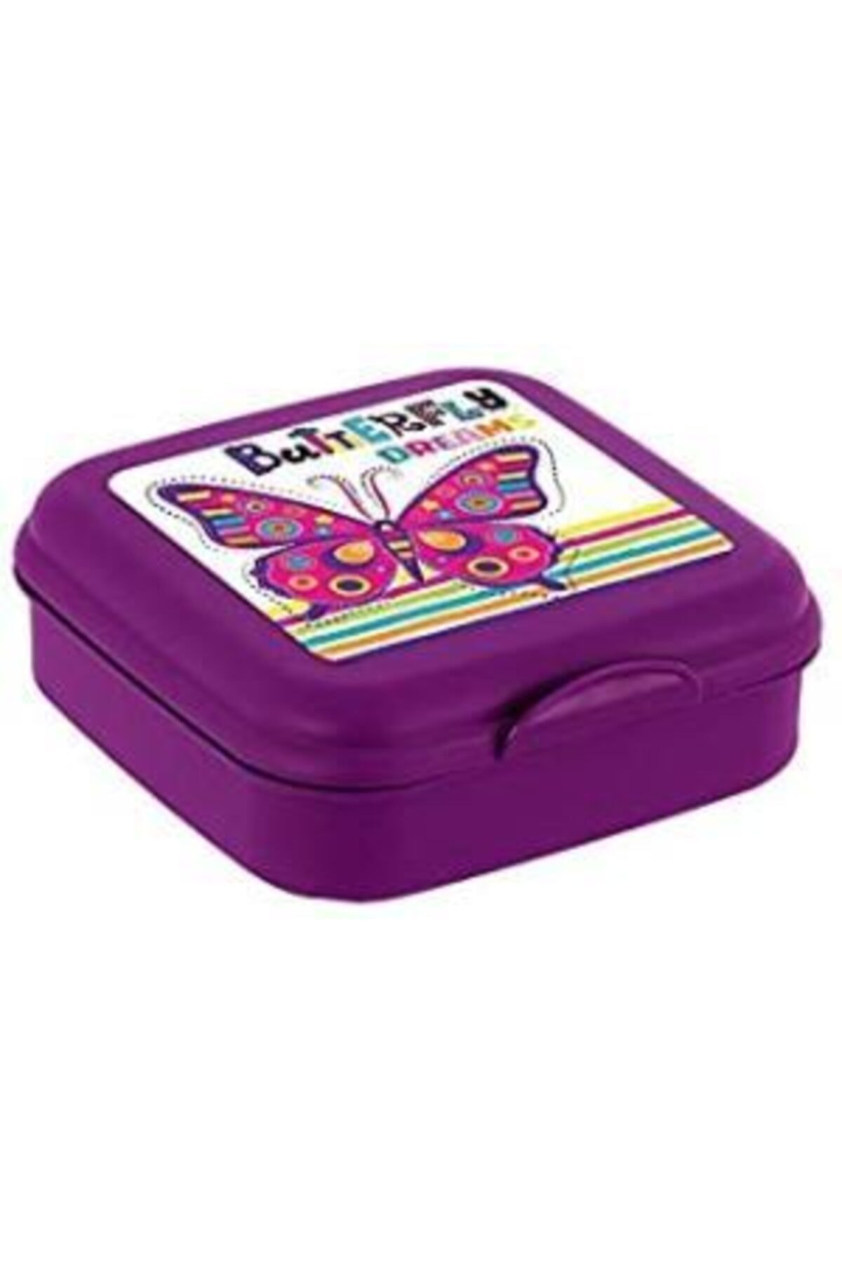 Herevin Çocuk Mor Kelebek Sandviç Kutusu Desenli 161457-001