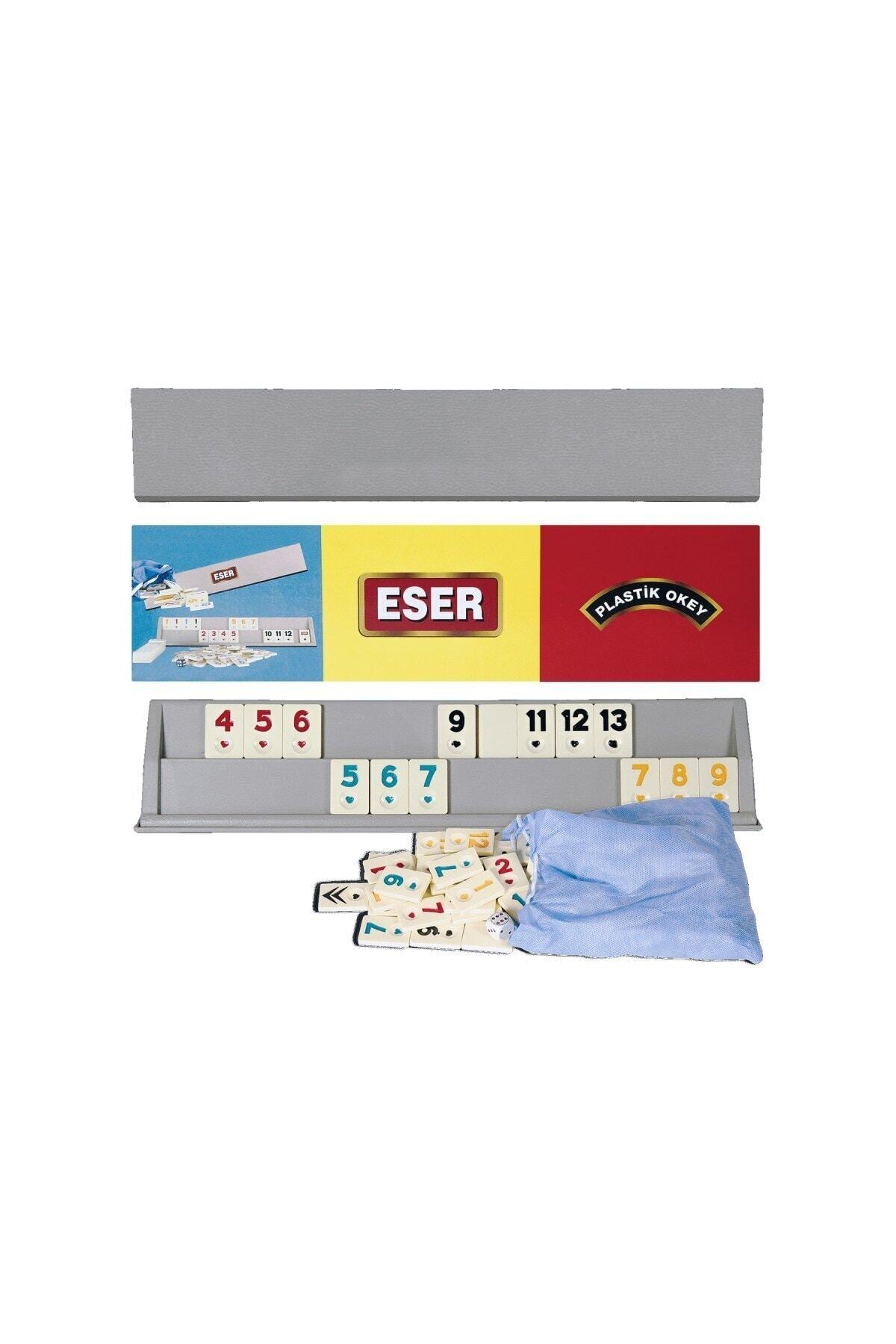 ESER Büyük Boy Plastik Okey