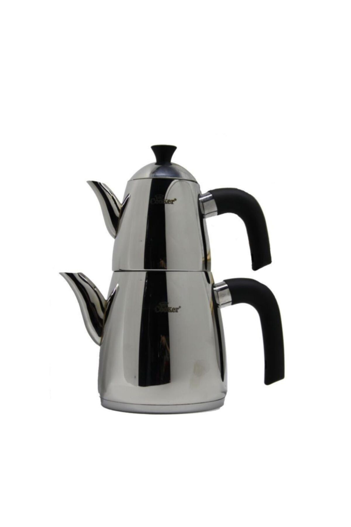 Cooker Vizyon Orta Boy Çaydanlık Siyah