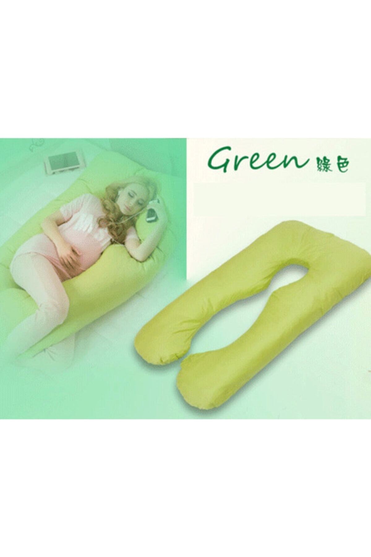 Marka 5 Farklı Bölge Destekli Hamile Yastığı ( Yeşil )