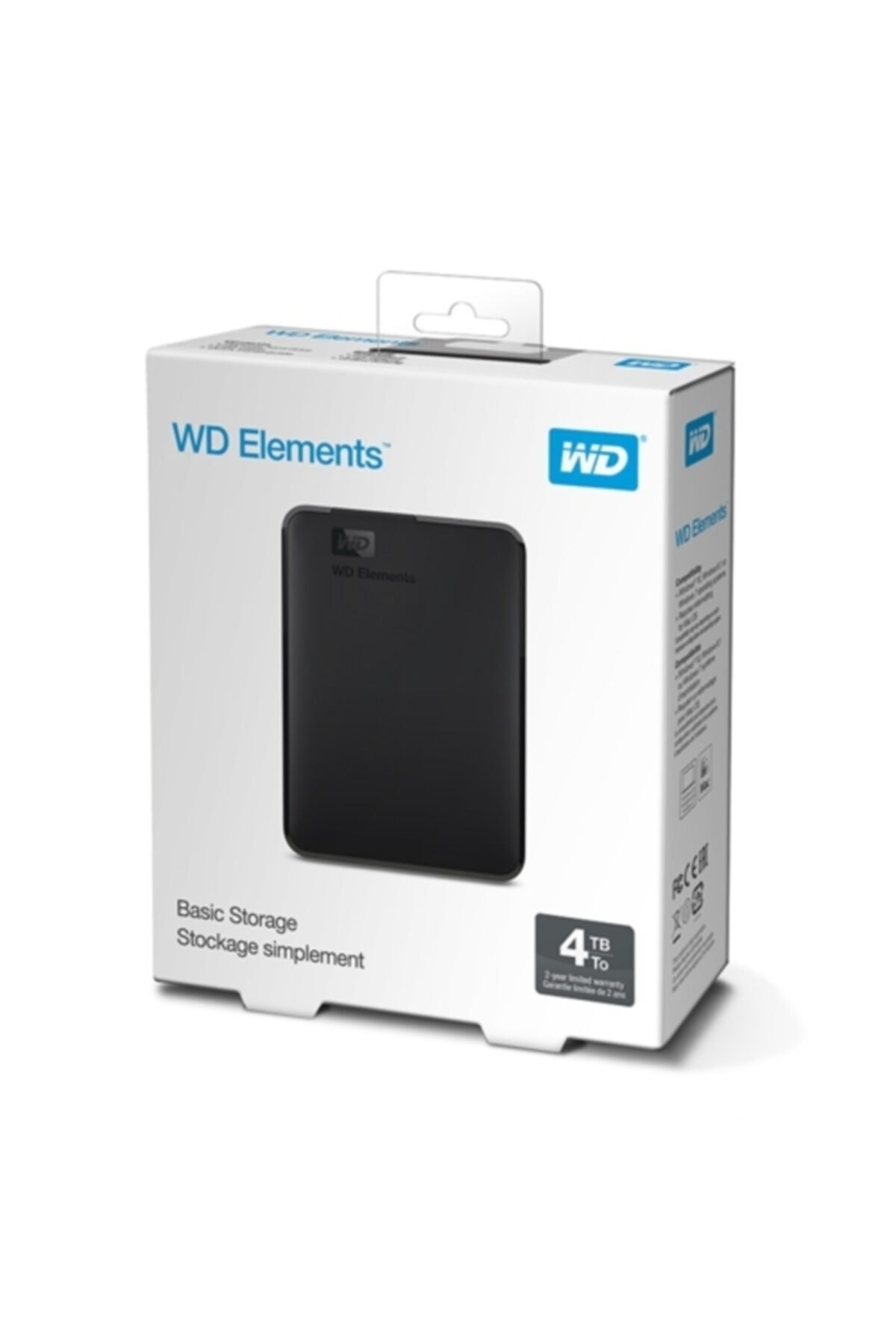 WESTERN DIGITAL Wd 2.5 4tb Elements Wdbu6y0040bbk Siyah