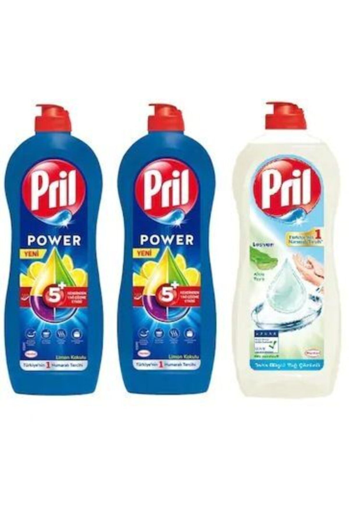 Pril Limonlu Sıvı Bulaşık Deterjanı 2 X 675 g + Aleo Vera Losyonlu