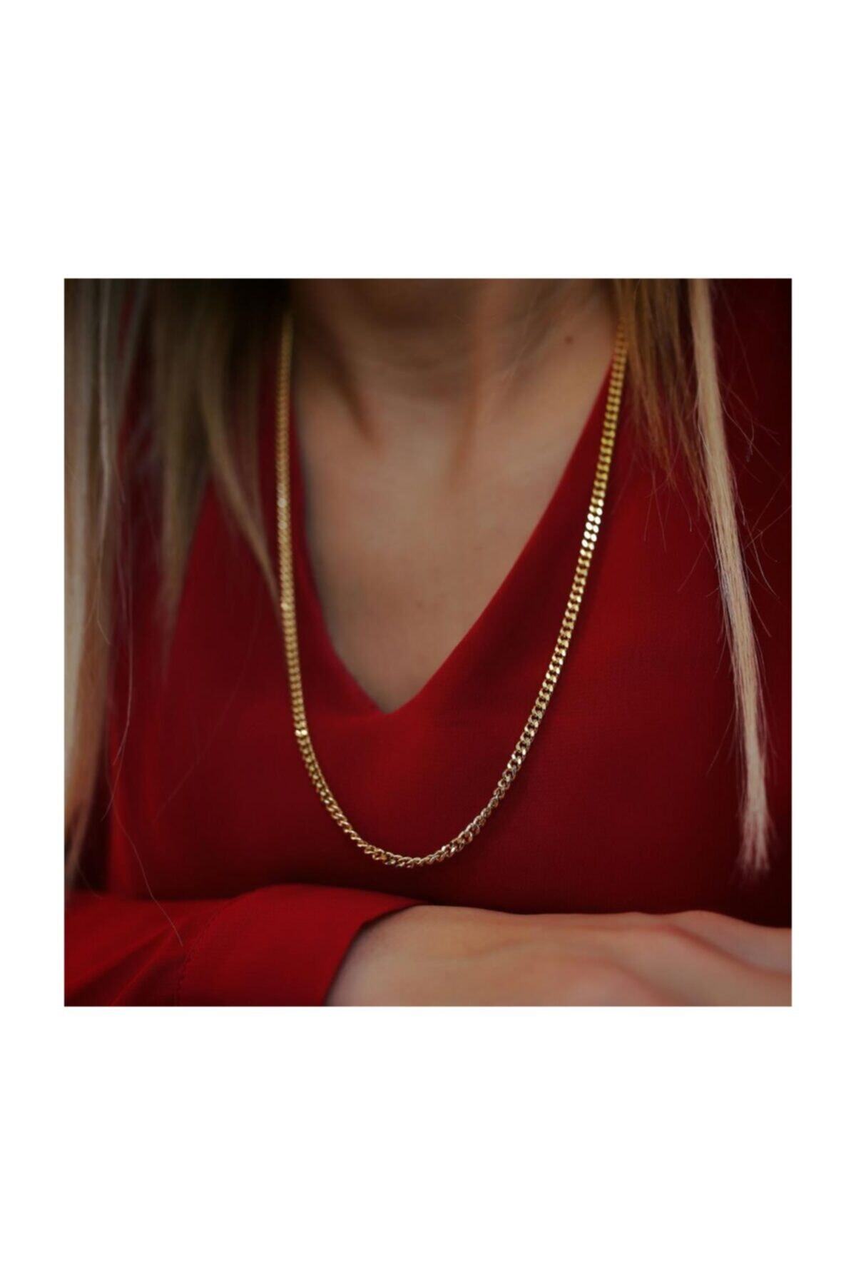 ByGoldenHouse Uzun Zincir Kolye