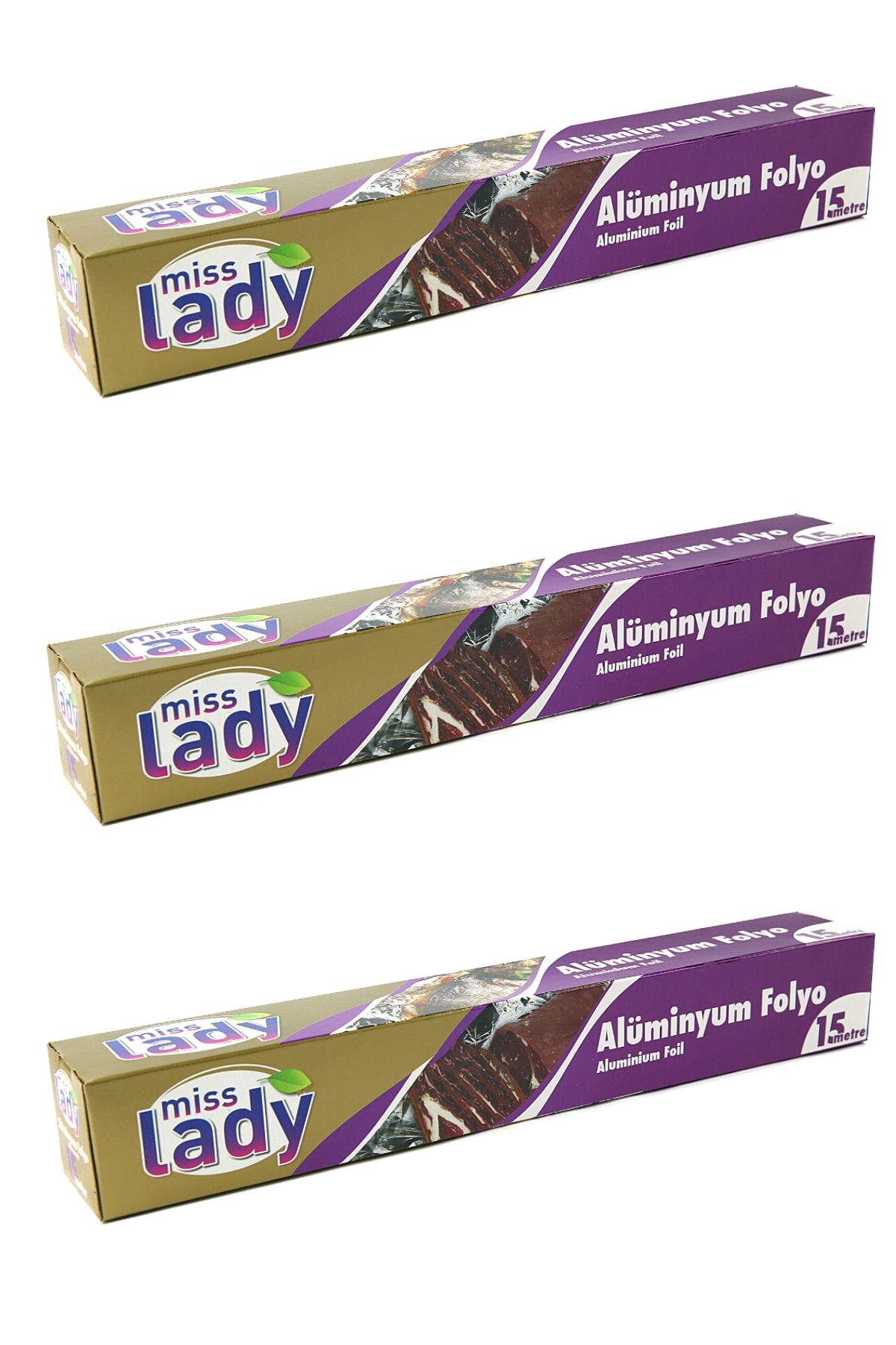 Miss Lady Alüminyum Folyo ( 15 mt ) X3