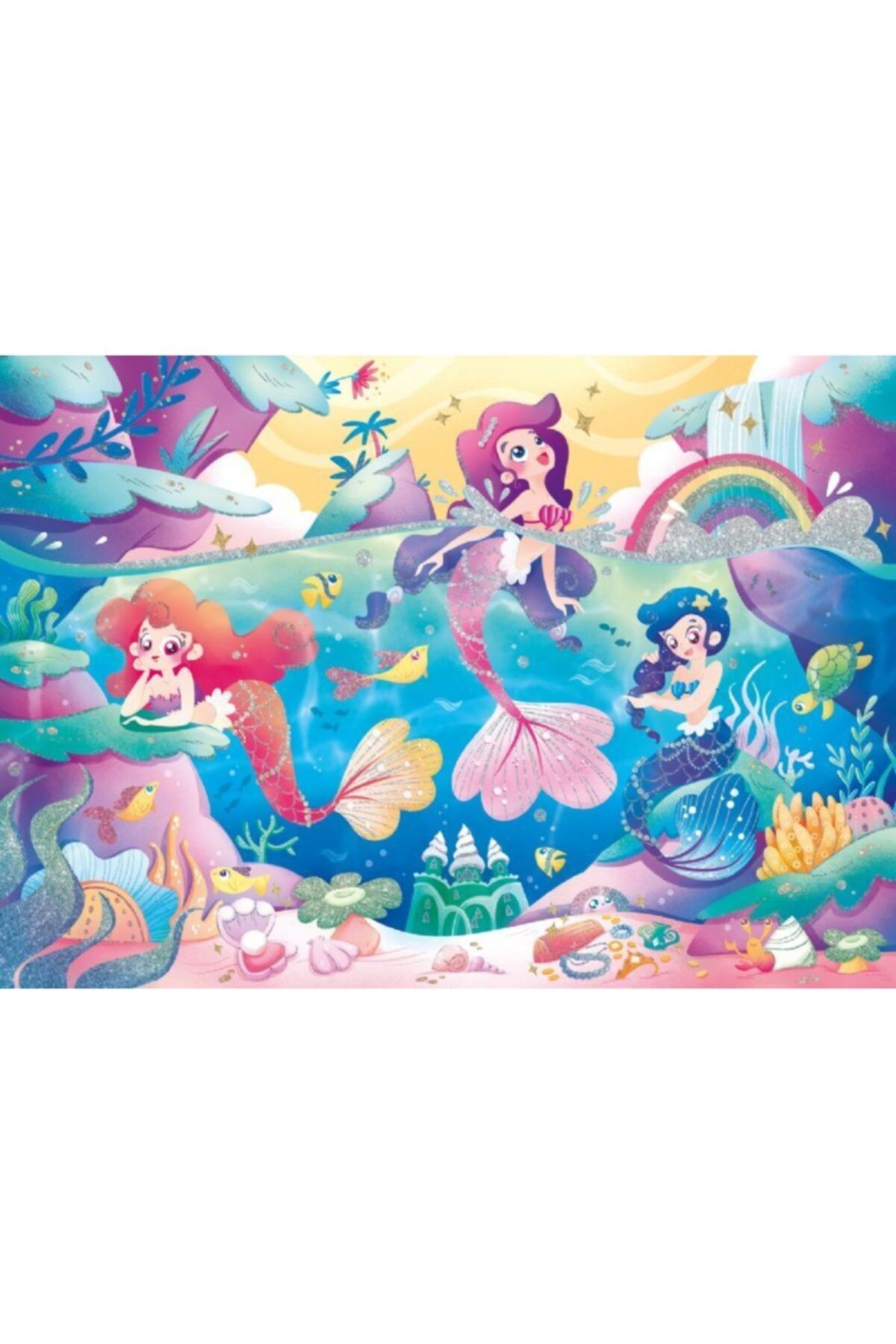 CLEMENTONI 104 Parça Simli Under The Sea Puzzle