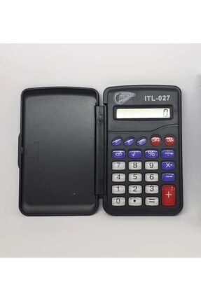 Mini Hesap Makinesi - Kapaklı - Küçük Boy Hesap Makinası Image 0