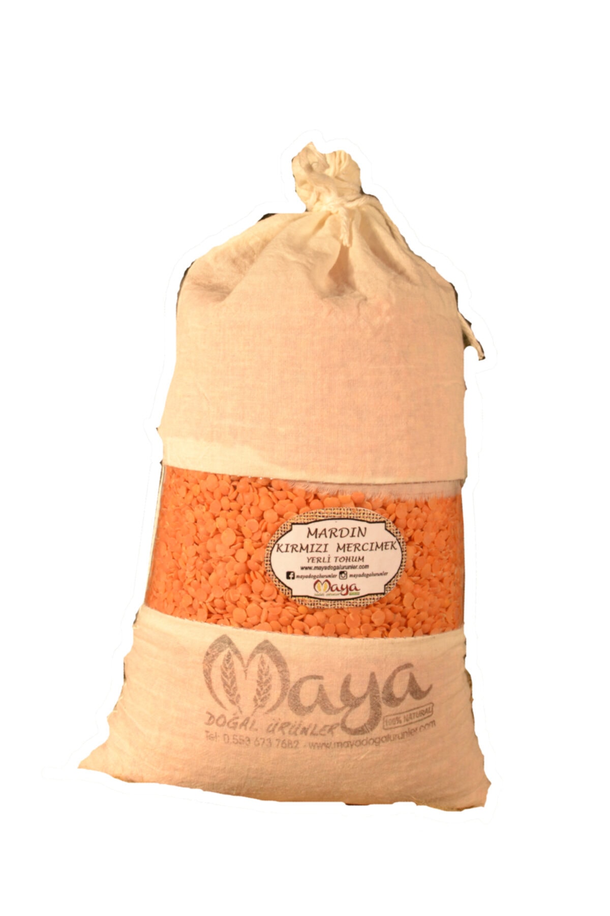 MAYA DOĞAL ÜRÜNLER Kırmızı Mercimek Mardin Kızıltepe 1000gr