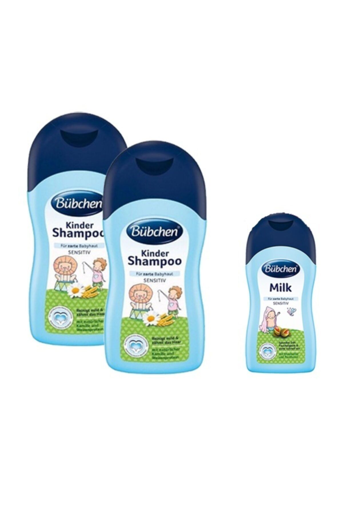 Bübchen Bebek Şampuan 400 ml X 2 Adet + Bebek Nemlendirici Süt 50 ml