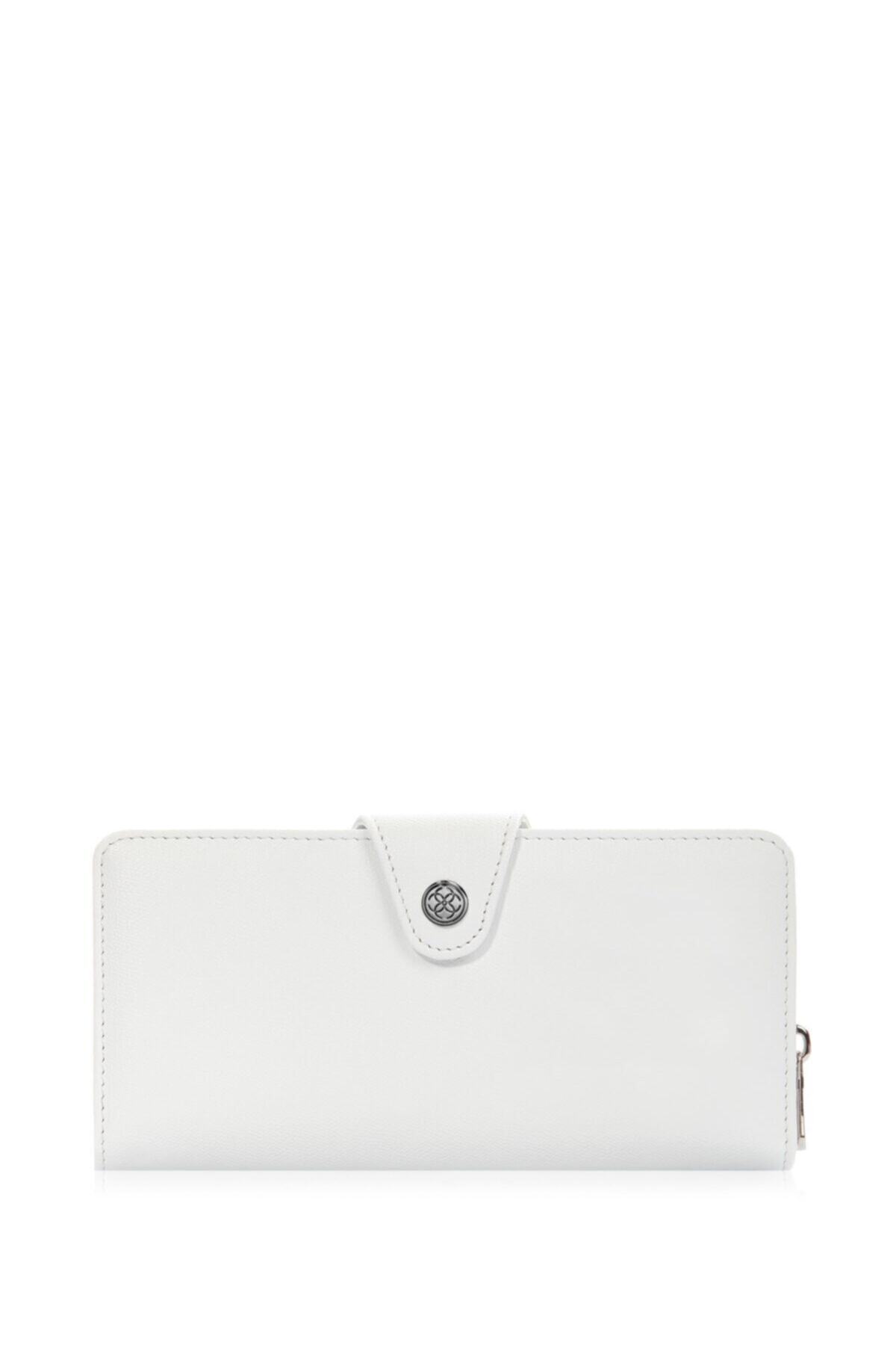 CENGİZ PAKEL Kadın Cüzdan-portföy 65204m Maddy-beyaz