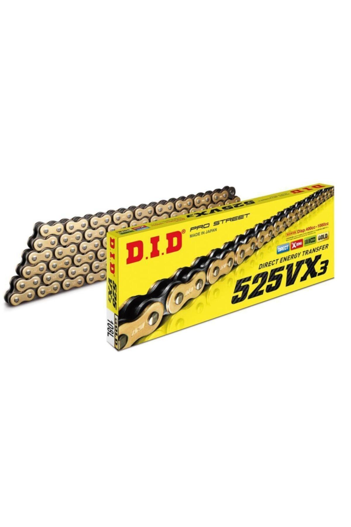 D.I.D Did 525 Vx3 108 Bakla Gold Motosiklet Zinciri