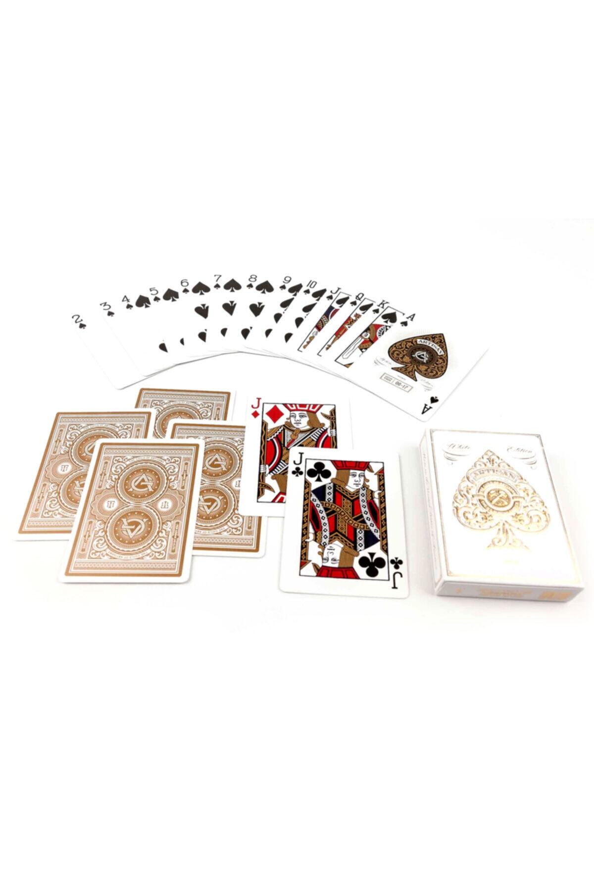 Pusula Oyun Theory 11 Artisan White Oyun Kartı Destesi (Premium Oyun Kağıdı)