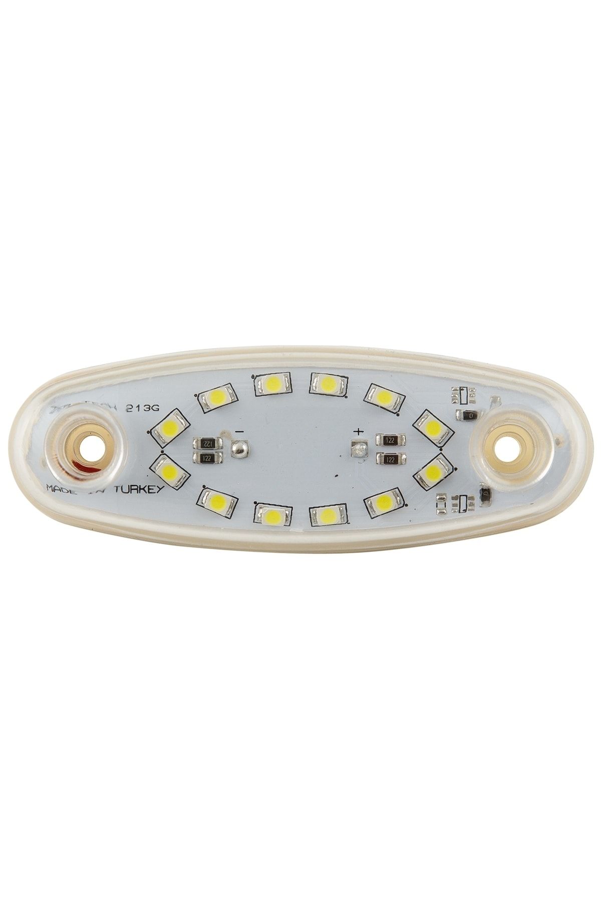 Sedef 12 Led Dekoratif Göz Led Lamba Beyaz 10 Adet