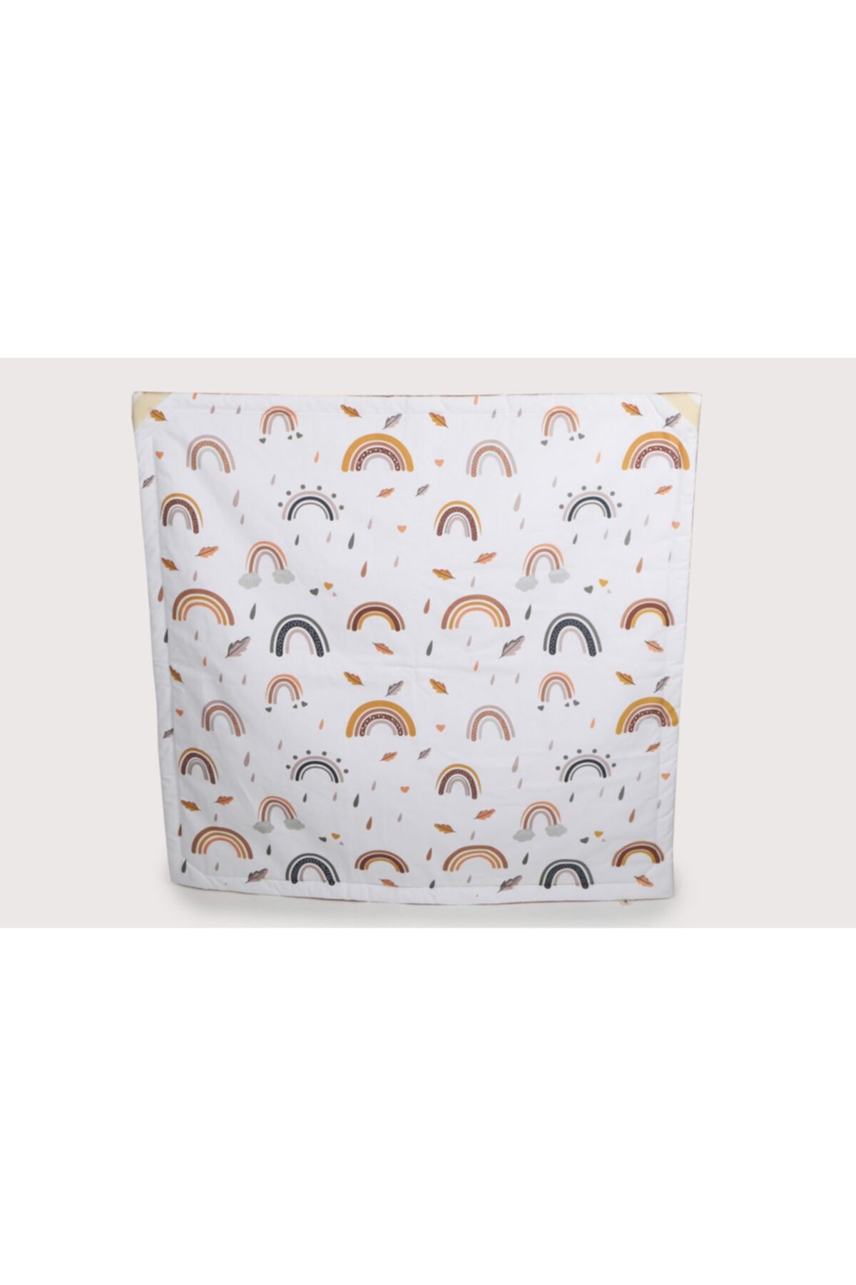 Ninna Kids Oyun Matı, 110cm * 115cm Bebek Ve Çocuk Oyun Halısı, Gökkuşağı