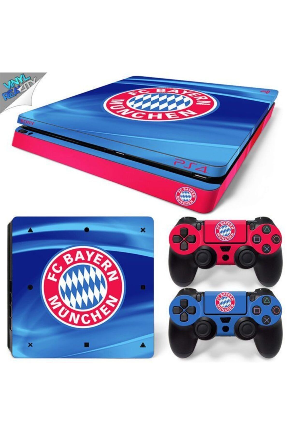 KT Decor Bayern Munih Playstation 4 Slim Kasa Sticker Kaplama