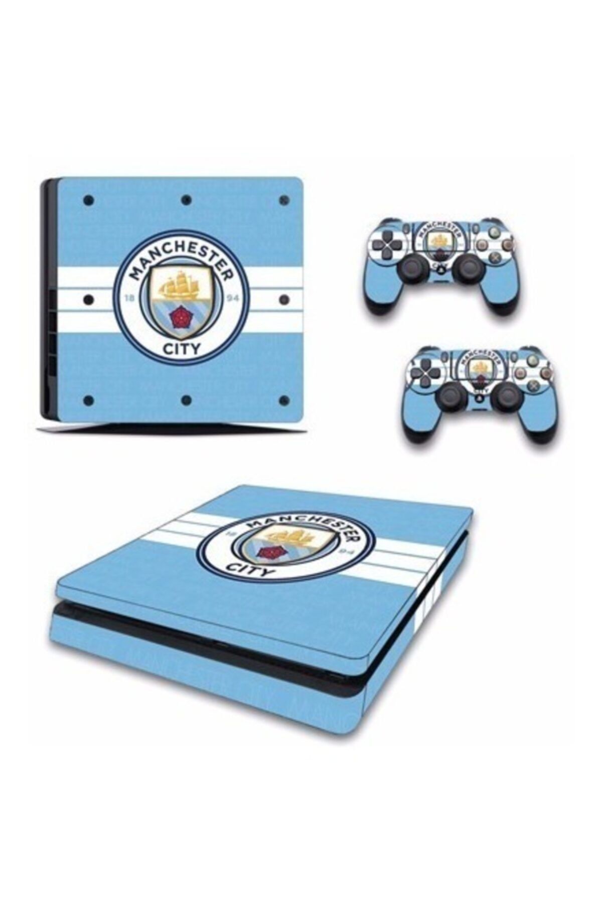 KT Decor Manchester City Playstation 4 Slim Kasa Sticker Kaplama