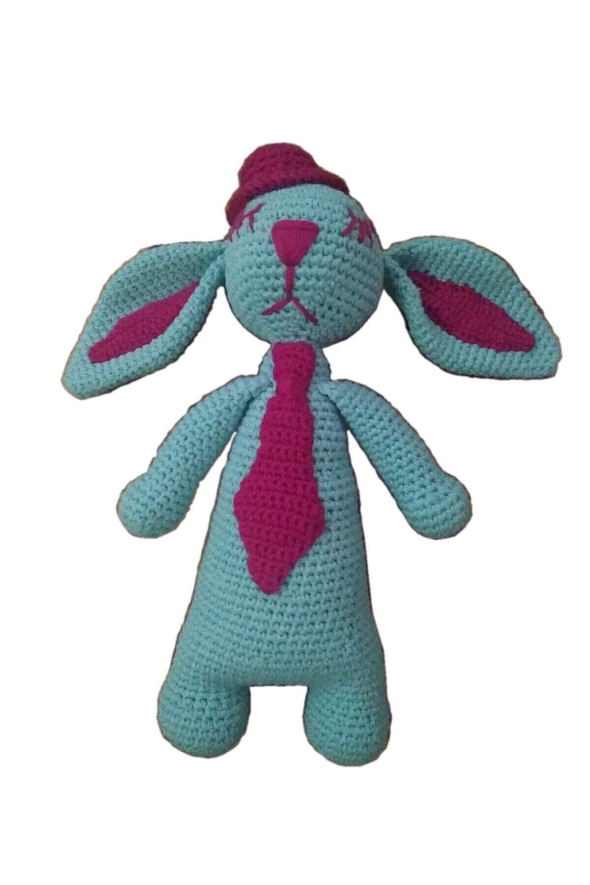 Göznuru Atölyesi Uyku Arkadaşı Amigurumi Kravatlı Tavşan