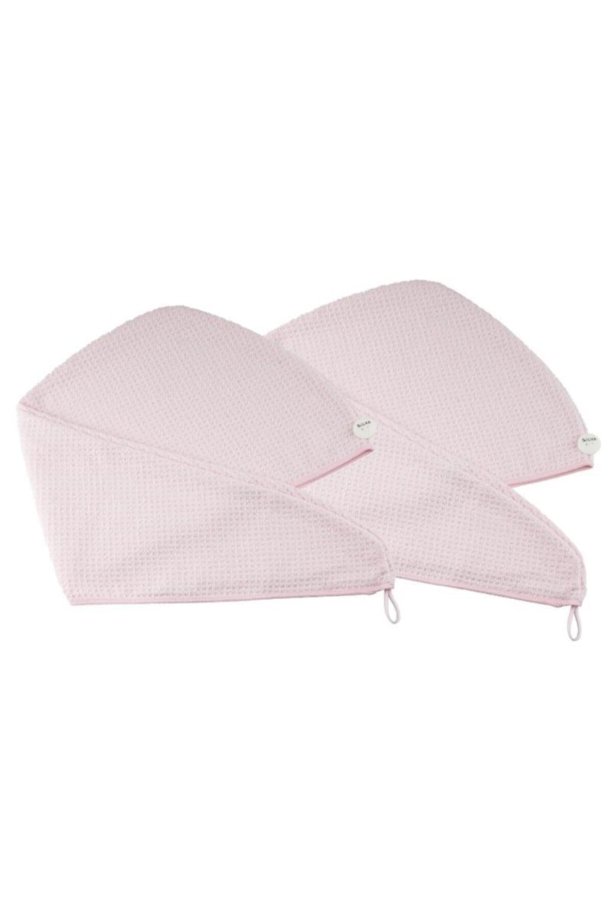 Silva Network Silva Mikrofiber 2'li Saç Bonesi Paket Pembe 2020