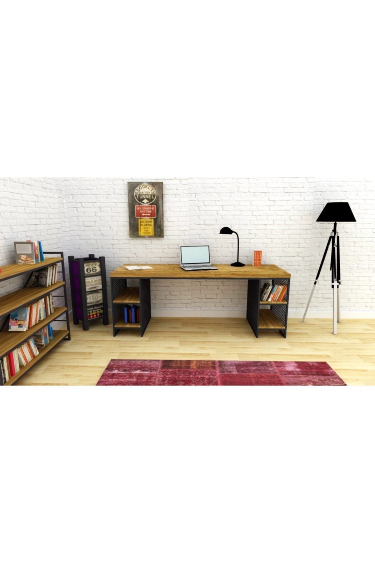 Vivense Worley Grid Double Çalışma Masası
