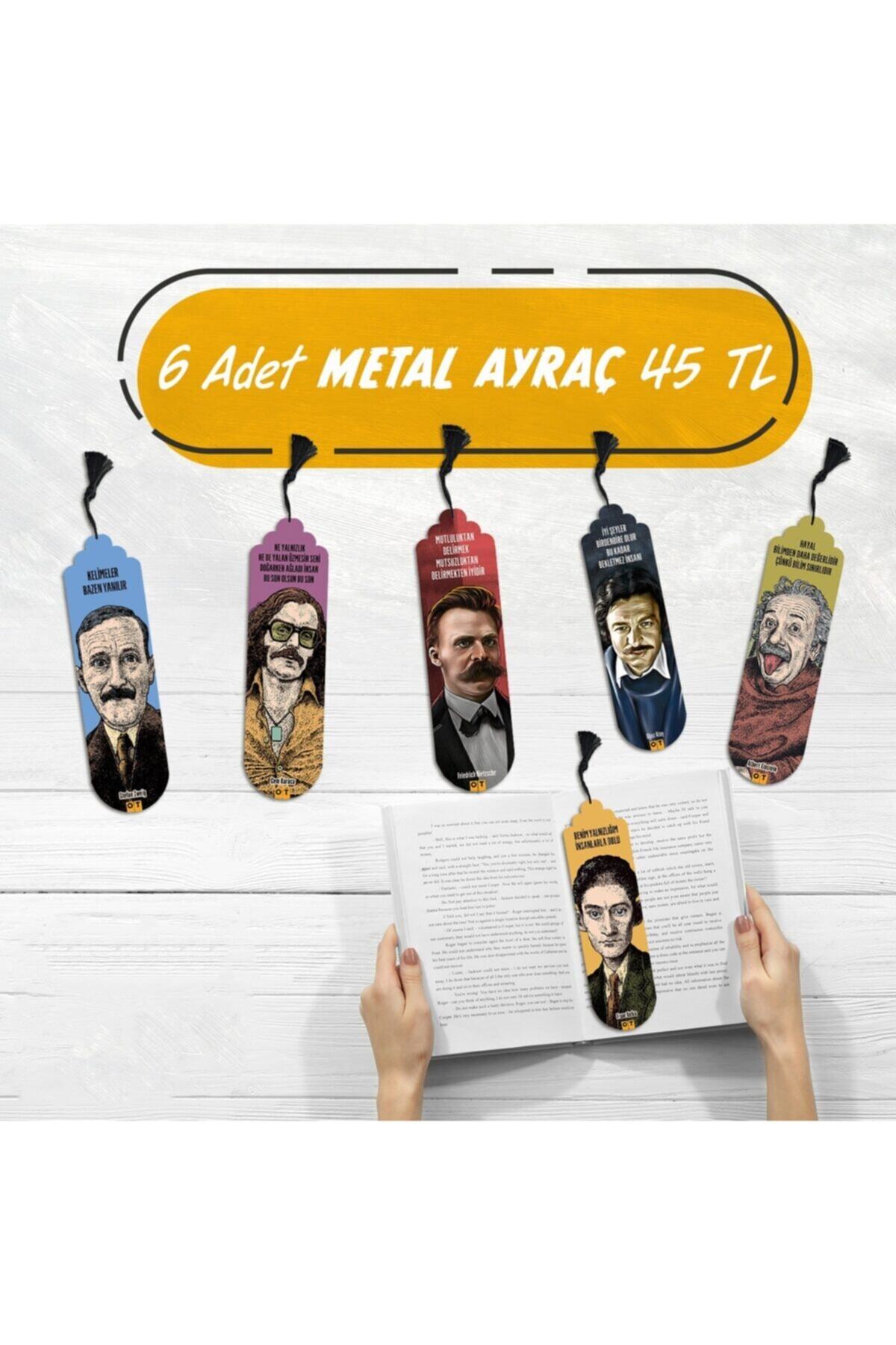 İnsancıl Sahaf Metal Ayraç 6'lı Set
